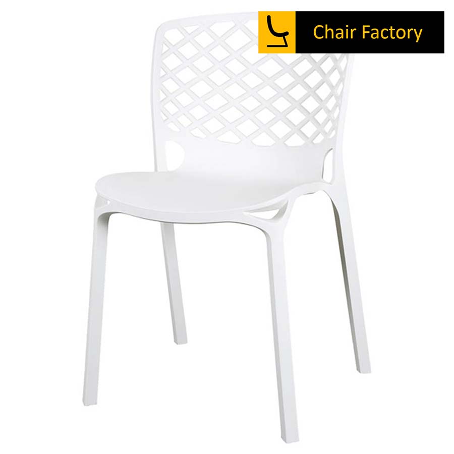 Venecy White Cafe Chair